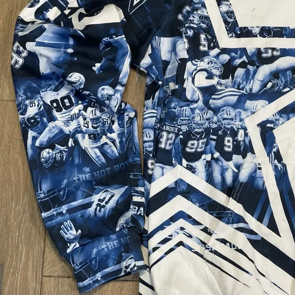 Dallas Cowboys Big LoDallas Cowboy Big Logo 3D Hoodie Size M